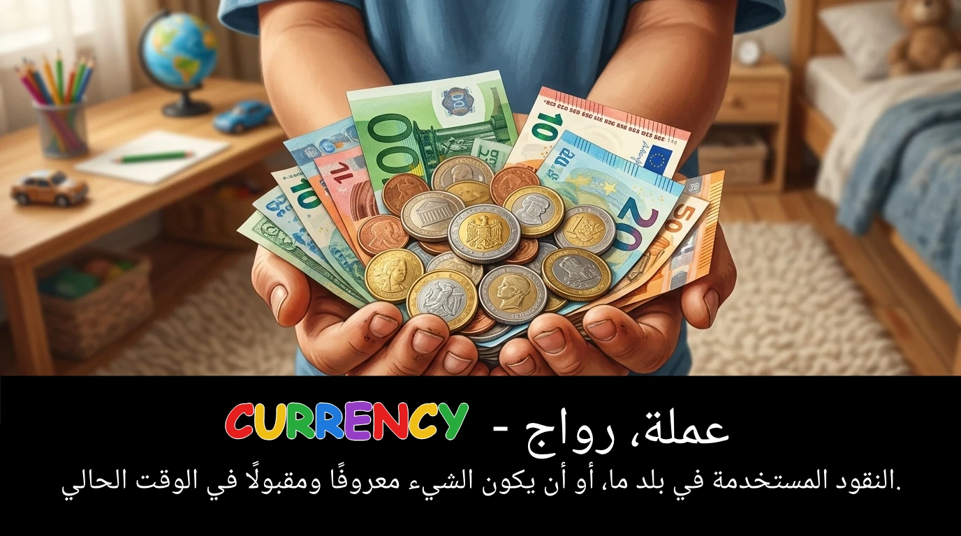 Arabic Illustration for currency